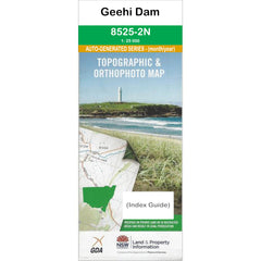 Geehi Dam 8525-2-N NSW Topographic Map 1 25k