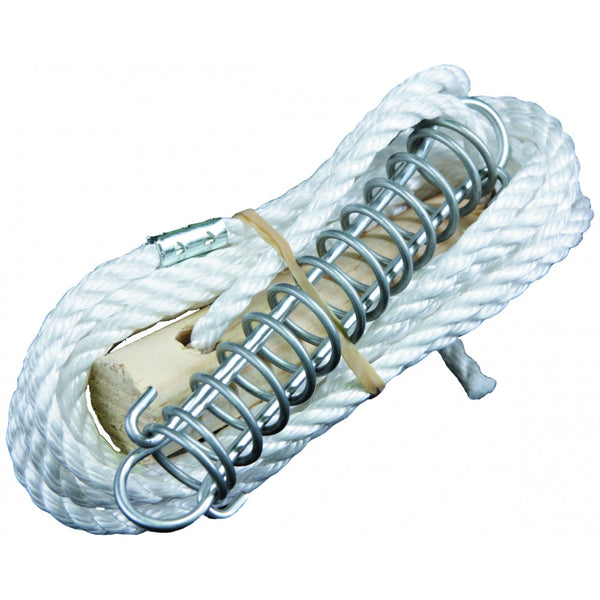 Supex Single Guy Rope Kit 6mm Rope With Wooden Slider and Spring
