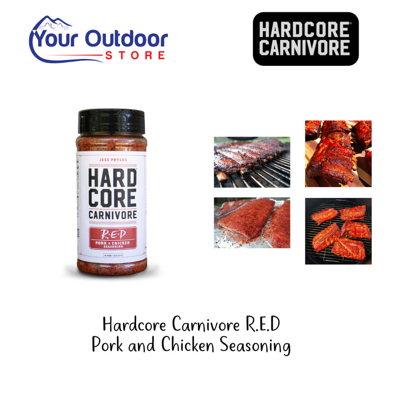 Hardcore Carnivore RED Pork And Chicken Seasoning BBQ Rub