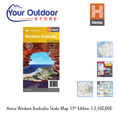 Hema Western Australia Waterproof State Map 11th Edition