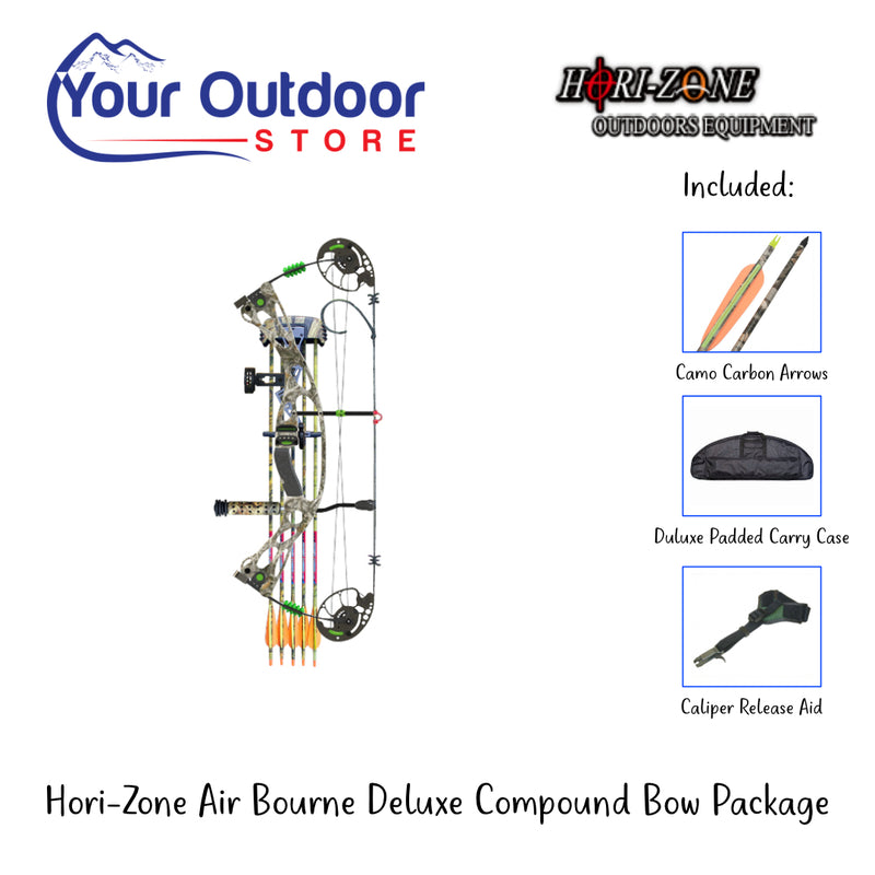 HORI-ZONE Air Bourne Deluxe Compound Bow Package | Right Hand | 70lb