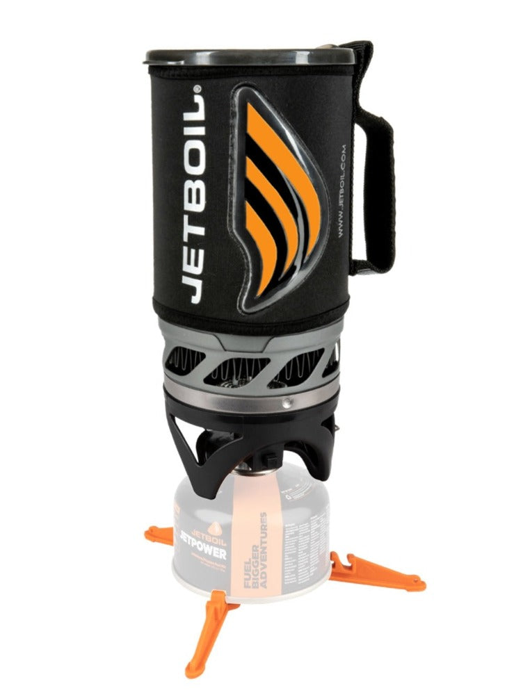 Carbon | Jetboil Flash Personal Cooking System. With Heat Indicator Colour Change ( Orange)