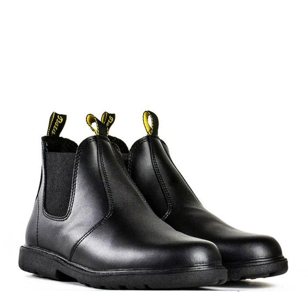 Black | Bata Kanga Elastic Sided Pull Up Kids Boots Pair