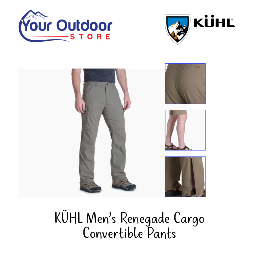 KUHL Mens Renegade Cargo Convertible Pants