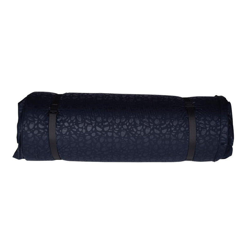 Blue | Mat rolled up with compression straps