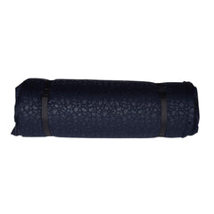 Blue | Mat rolled up with compression straps