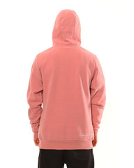 Blush | Back view hood on hands by side