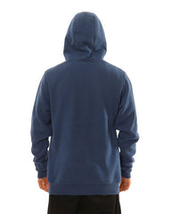 Navy | Full back view hood on, hand by side