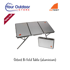 Oztent Bi Fold Table. (aluminium)