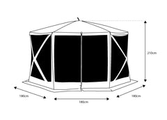 Oztent Screen House Hex