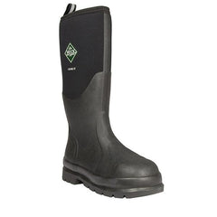 Black | Angled front view showing toe and boot side