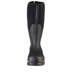 Black | Front Boot View. Showing Toe and leg shaft