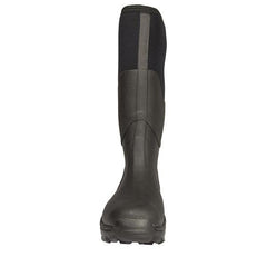 Black | Muckboot Muckmaster Commercial Grade Boot. Front View showing toe