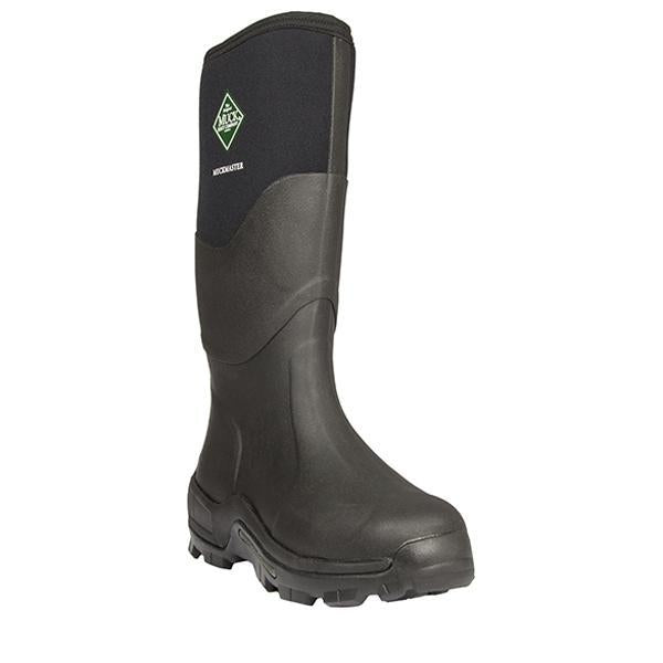 Black | Muckboot Muckmaster Commercial Grade Boot. Angled front view