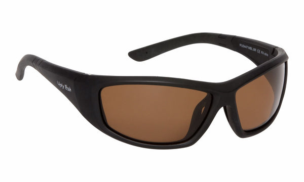 Ugly Fish TPEE Polarised PU5447 MBL.BR. Angled Front view