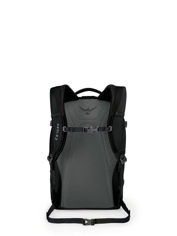 Black | Full back panel with support straps clipped closed
