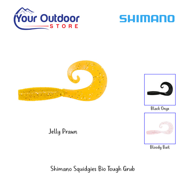 Jelly Prawn | Shimano Squidgies Bio Tough Grub