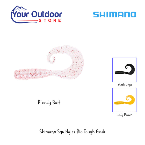 UV Bloody Bait | Shimano Squidgies Bio Tough Grub
