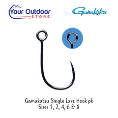 Black | Gamakatsu Single Lure Hook
