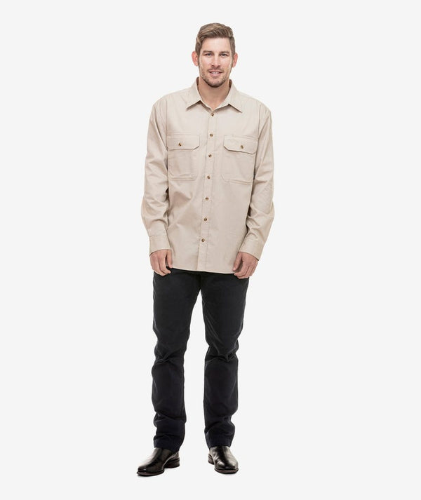 Bone | Full body front with black pants