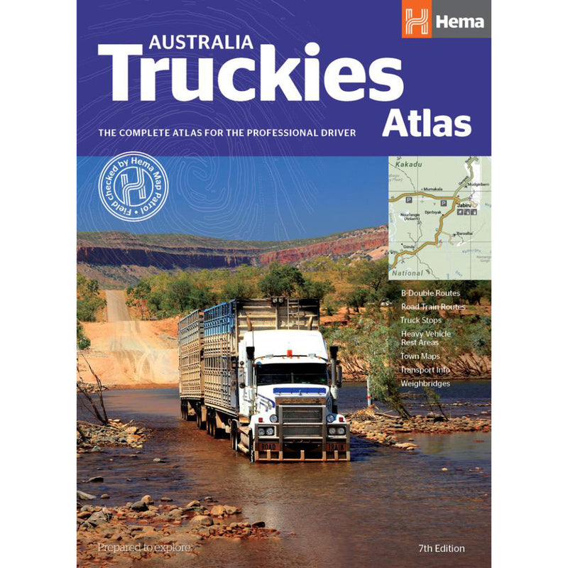 Hema Australian Truckies Atlas. Front Cover