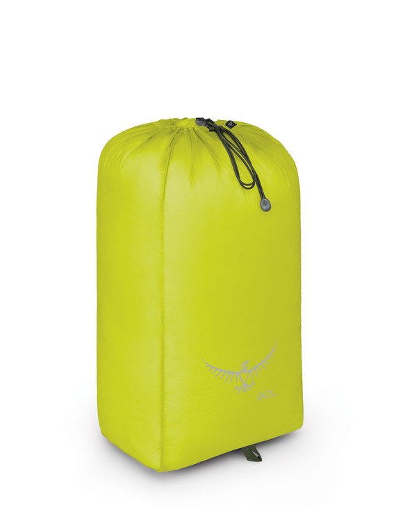 Electric Lime | Osprey Ultralight stuff sack. 30 Litre. Front