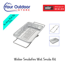 Weber SmokeFire Wet Smoke Kit. Main image with logos and image inserts