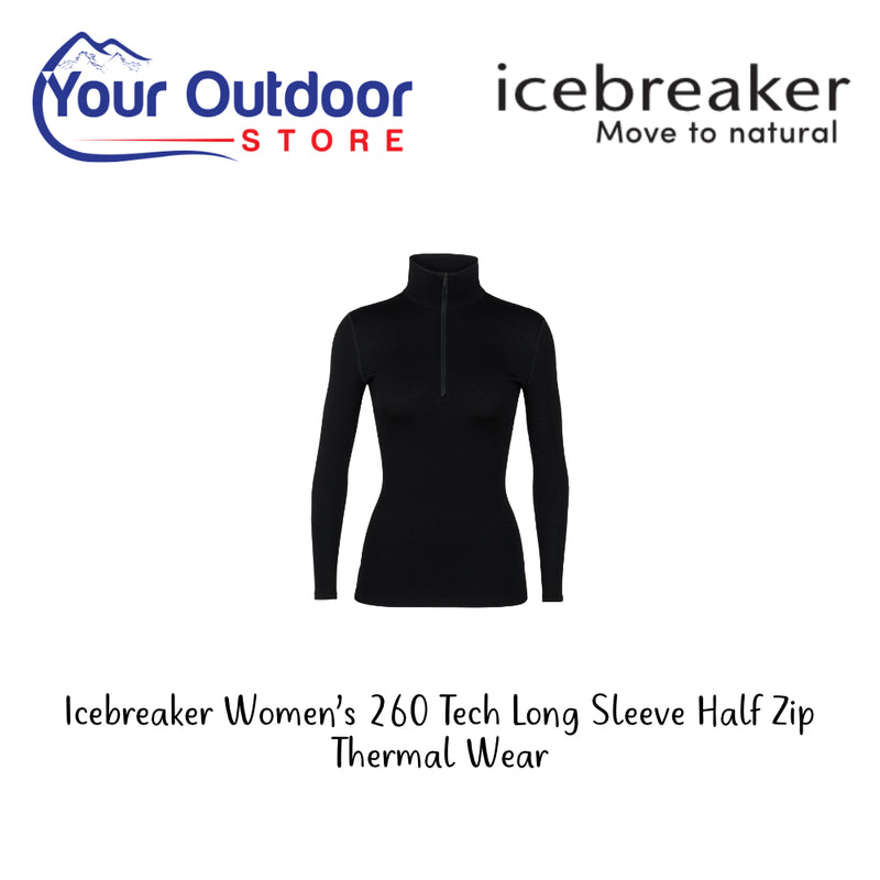 Merino 260 Tech Long Sleeve Half Zip Thermal Top - Icebreaker (US)