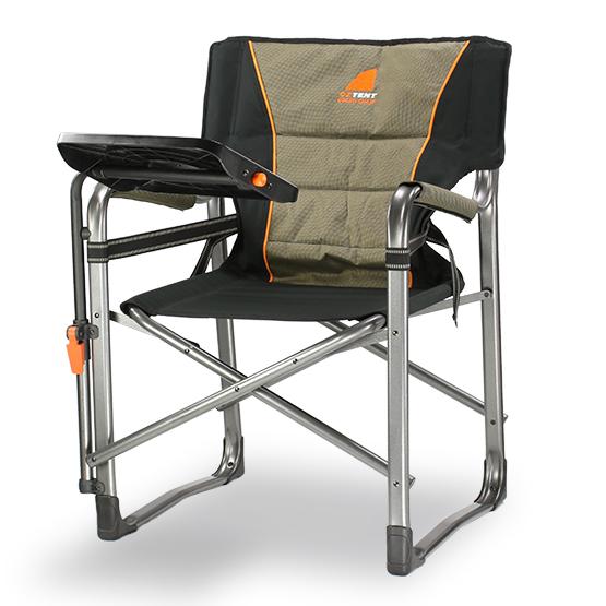 Khaki | Oztent Gecko Chair With Side Table