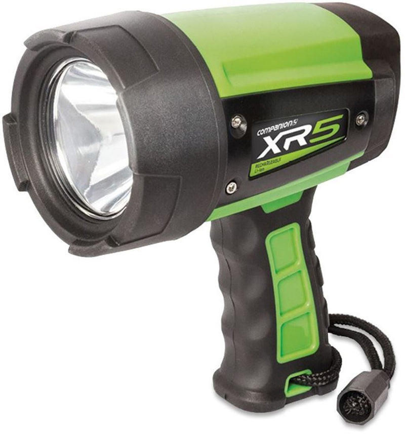 Companion XR5 Rechargeable Spotlight Black and Green