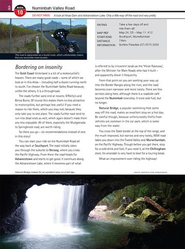 Hema Australia Motorcycle Atlas with 200 Top Rides. Information Page
