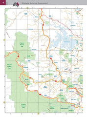 Hema Australia Motorcycle Atlas with 200 Top Rides. Full Page Map
